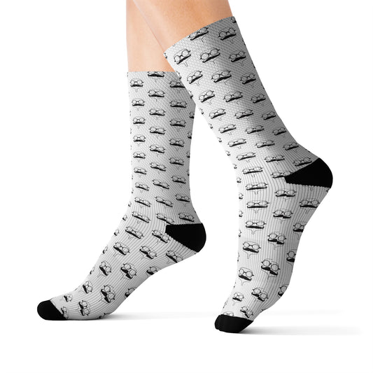 Mr. Krust Icon Socks - White