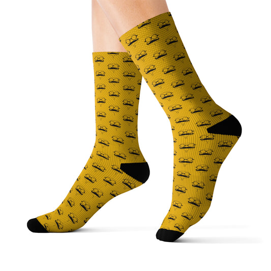 Mr. Krust Icon Socks - Yellow